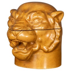 20th Century Italian Jaguar Head Ice Bucket by Alfonso Bini, Venice, c.1970