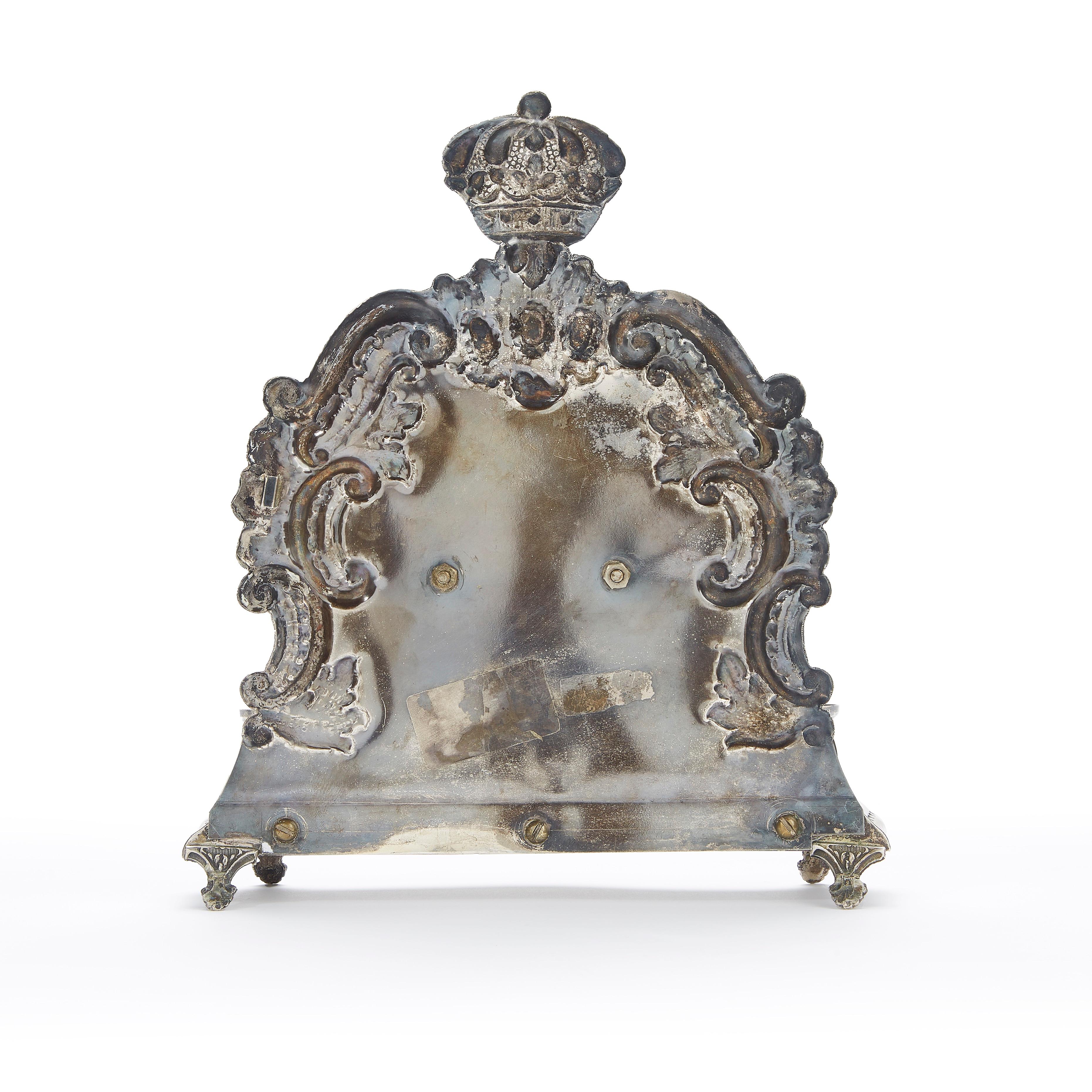 20th Century Italian Judaica Silver Hanukkah Lamp Menorah 5