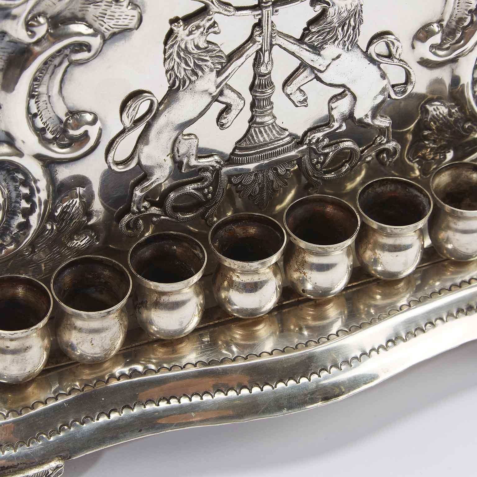 silver lamp
