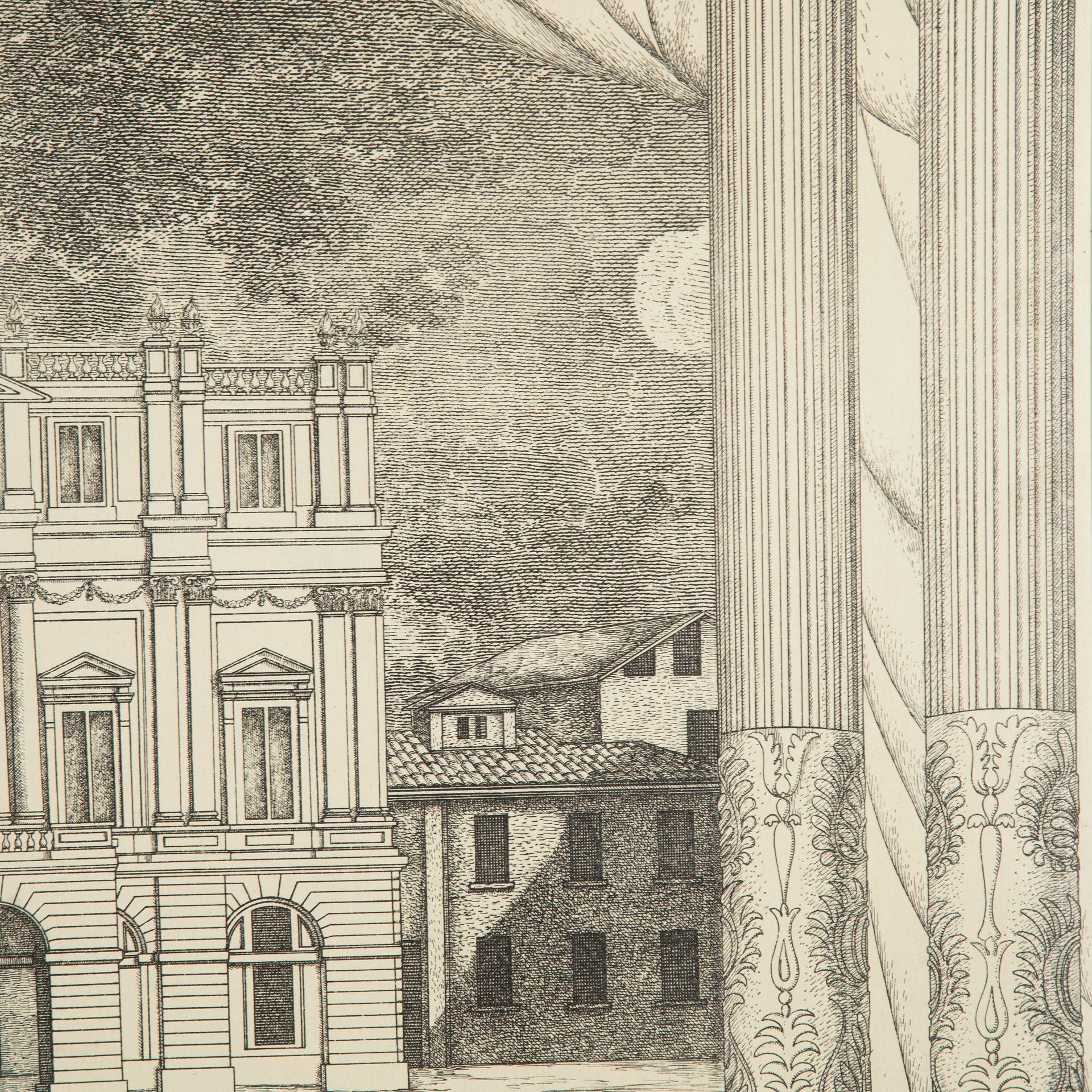 Italienische La Scala Milano-Zeichnung des 20. Jahrhunderts von Piero Fornasetti (Moderne)