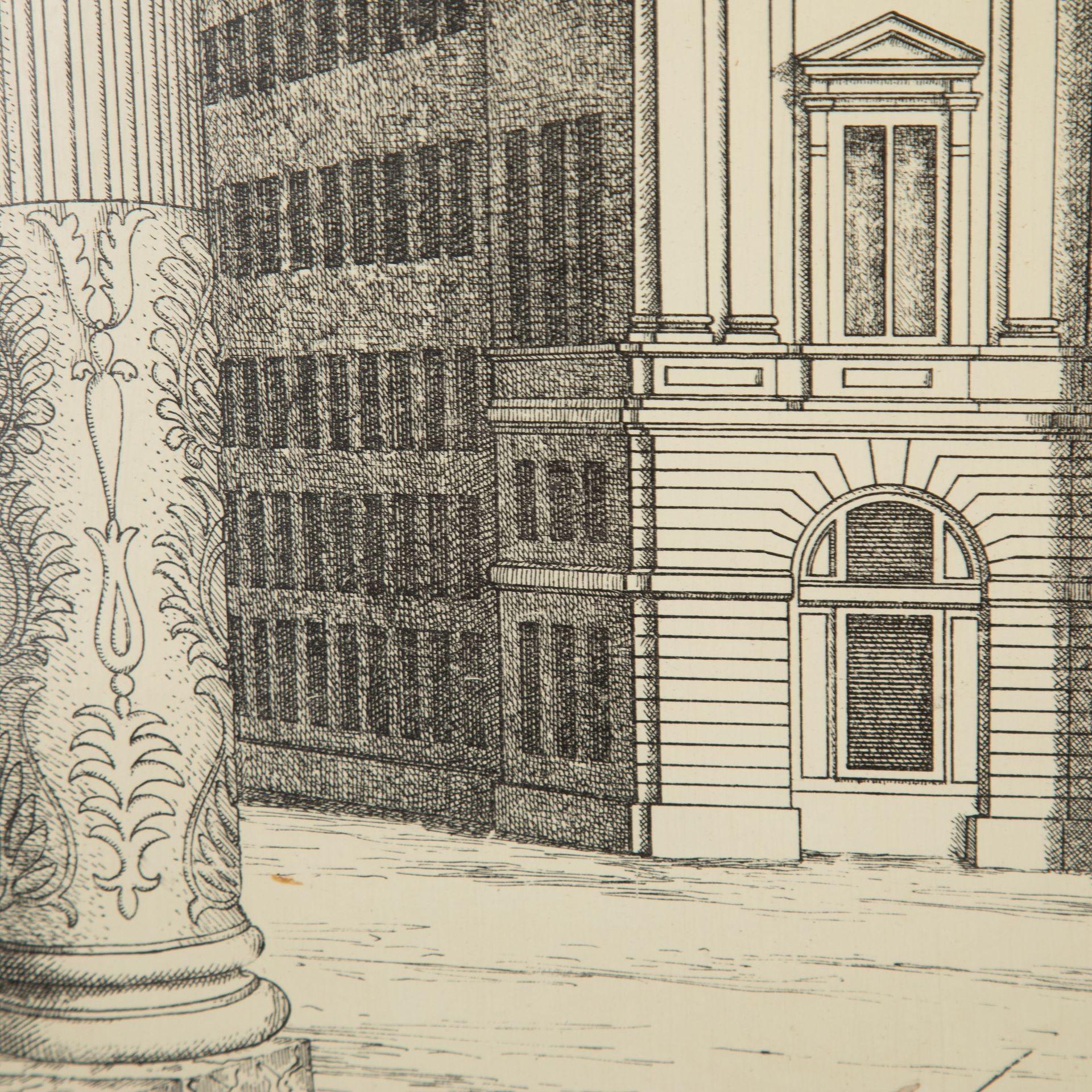Italienische La Scala Milano-Zeichnung des 20. Jahrhunderts von Piero Fornasetti 1