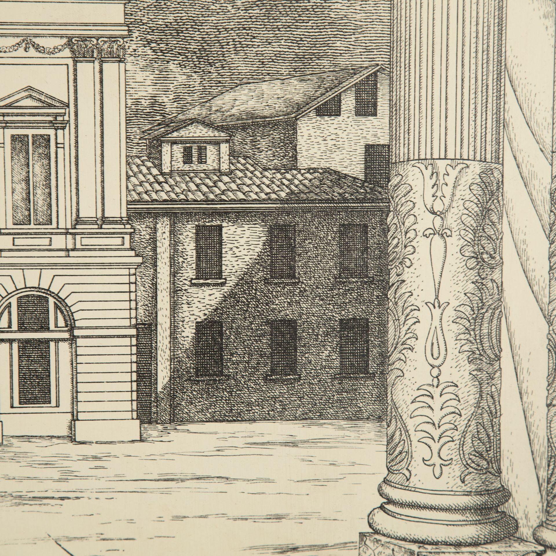 Italienische La Scala Milano-Zeichnung des 20. Jahrhunderts von Piero Fornasetti 2