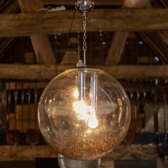 20th Century Italian Large Murano Glass Sphere Light by Angelo Brotto, c.1970