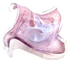 20th Century Italian Lavorazione Arte Murano Glass Bowl