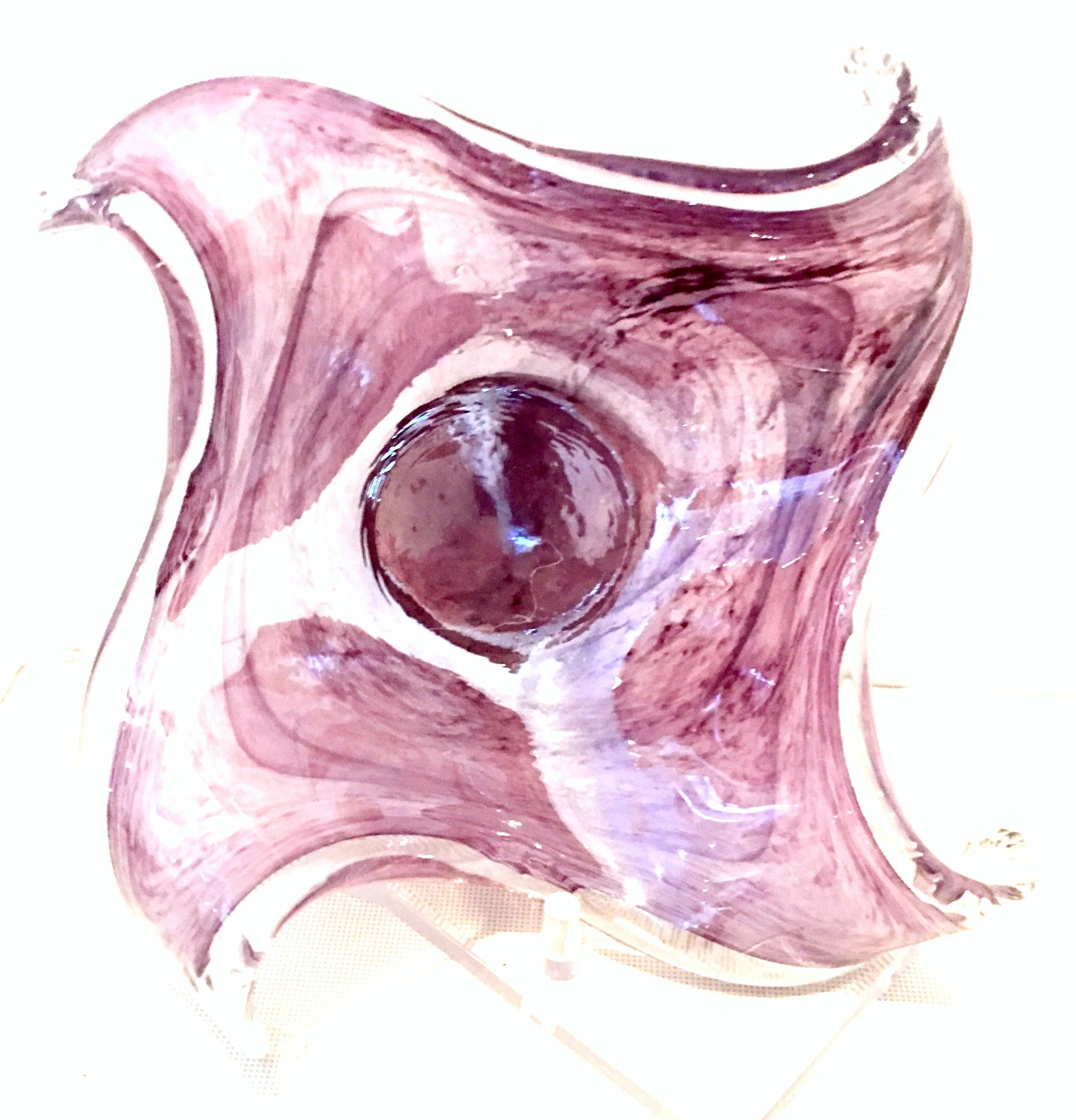 lavorazione murano glass bowl
