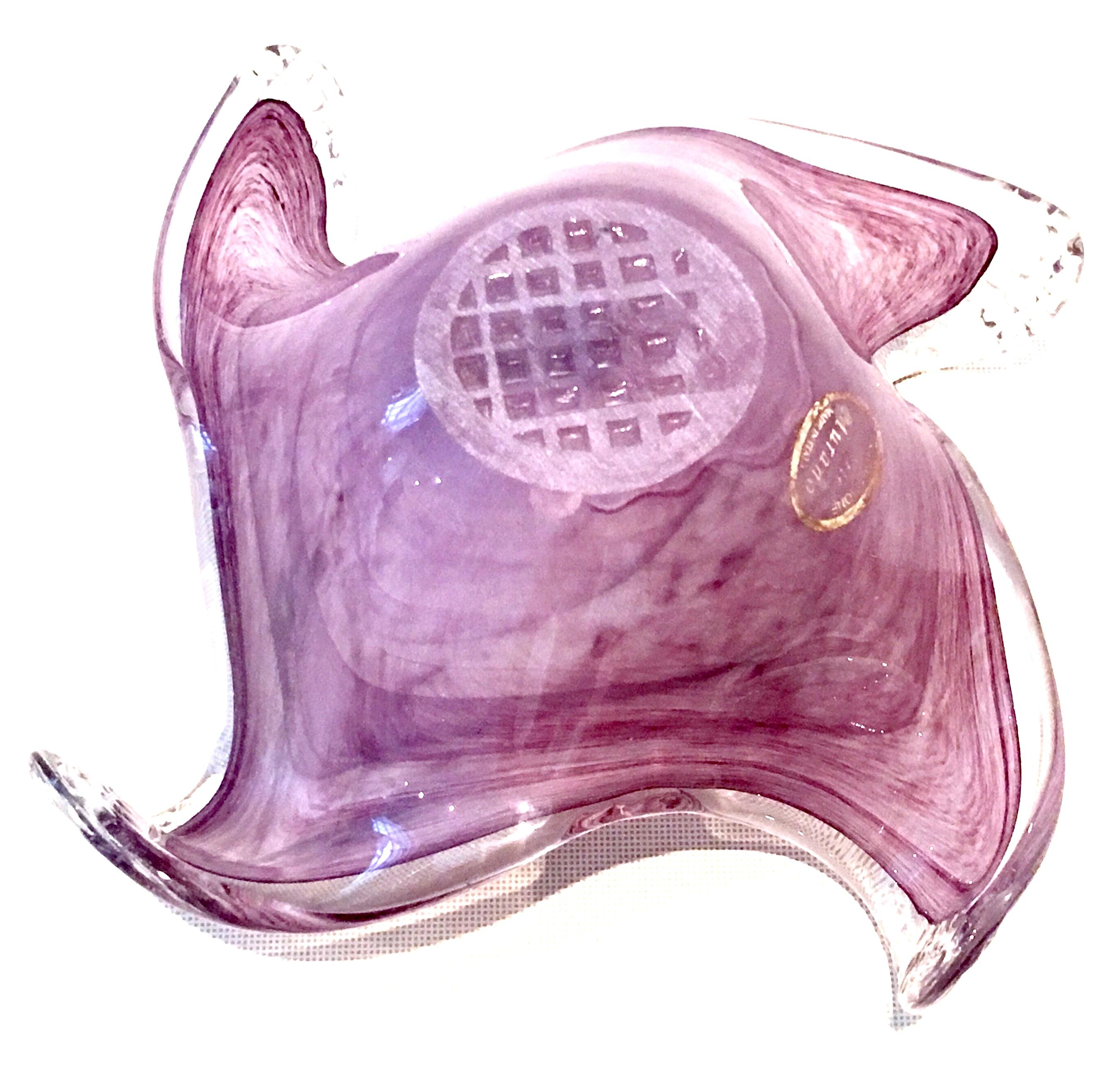 murano glass bowl made in italy
