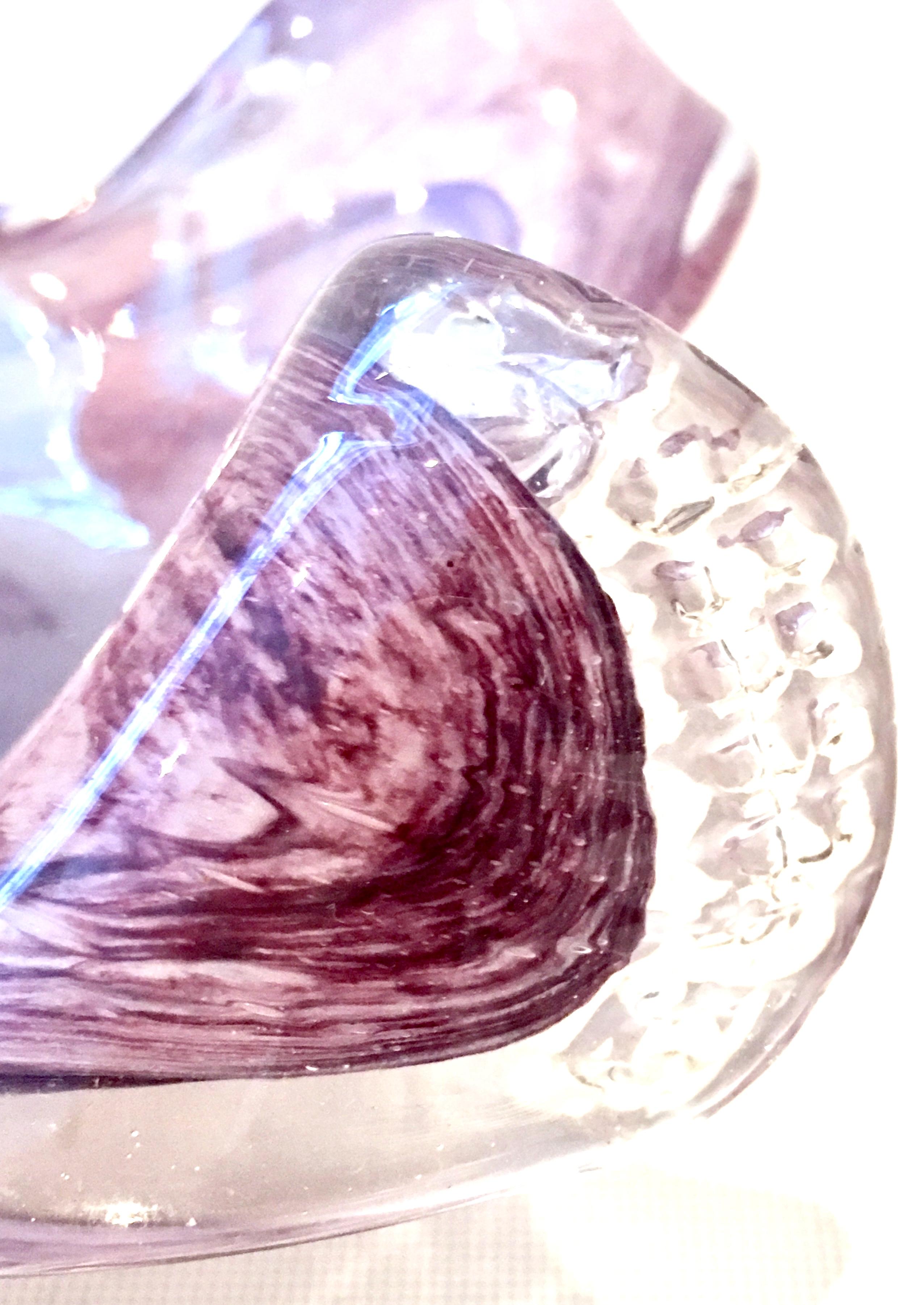 20th Century Italian Lavorazione Arte Murano Glass Bowl For Sale 1