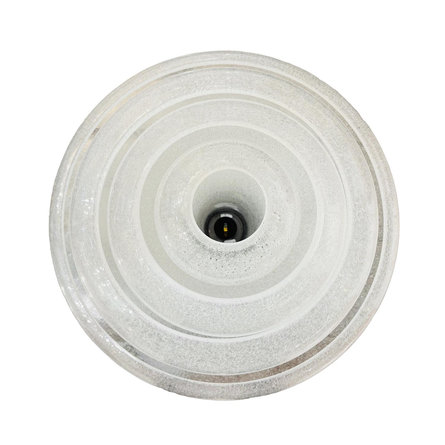 Lámpara de sobremesa italiana del siglo XX en cristal de Murano Mazzega Loto de Carlo Nason en venta 1