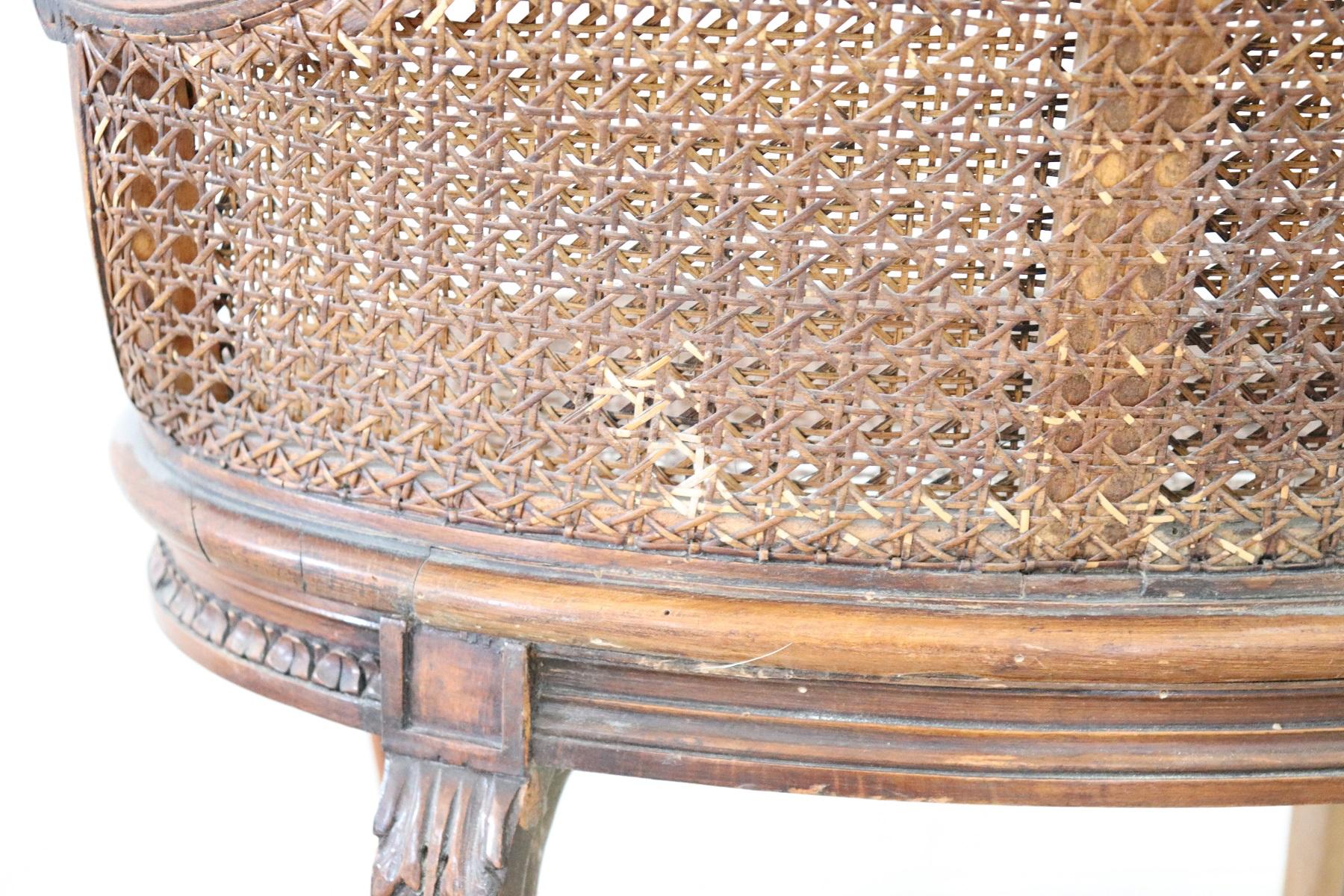 20th Century Italian Louis XV Style Chair with Canapé 1