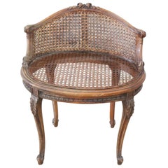 20th Century Italian Louis XV Style Chair with Canapé