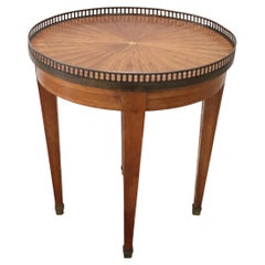 20th Century Italian Louis XVI Style Round Side Table or Coffee Table