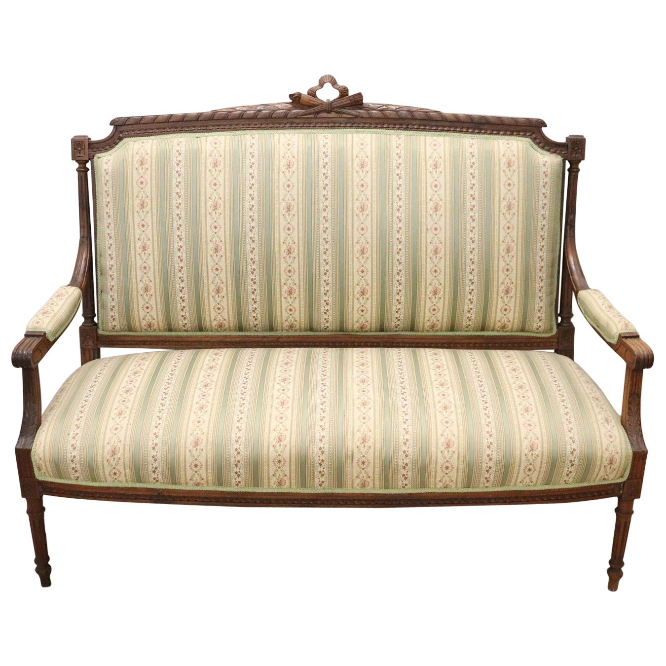 20th Century Italian Louis XVI Style Sofa or Settee