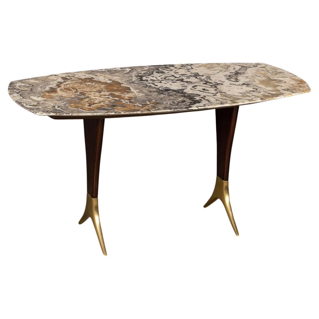 Table basse italienne en marbre du 20e siècle, c.1950