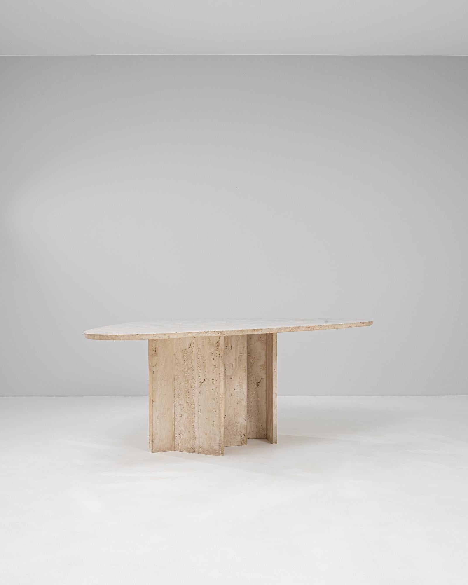 20ième siècle Table de salle à manger en marbre italien du 20e siècle par Willy Ballez en vente