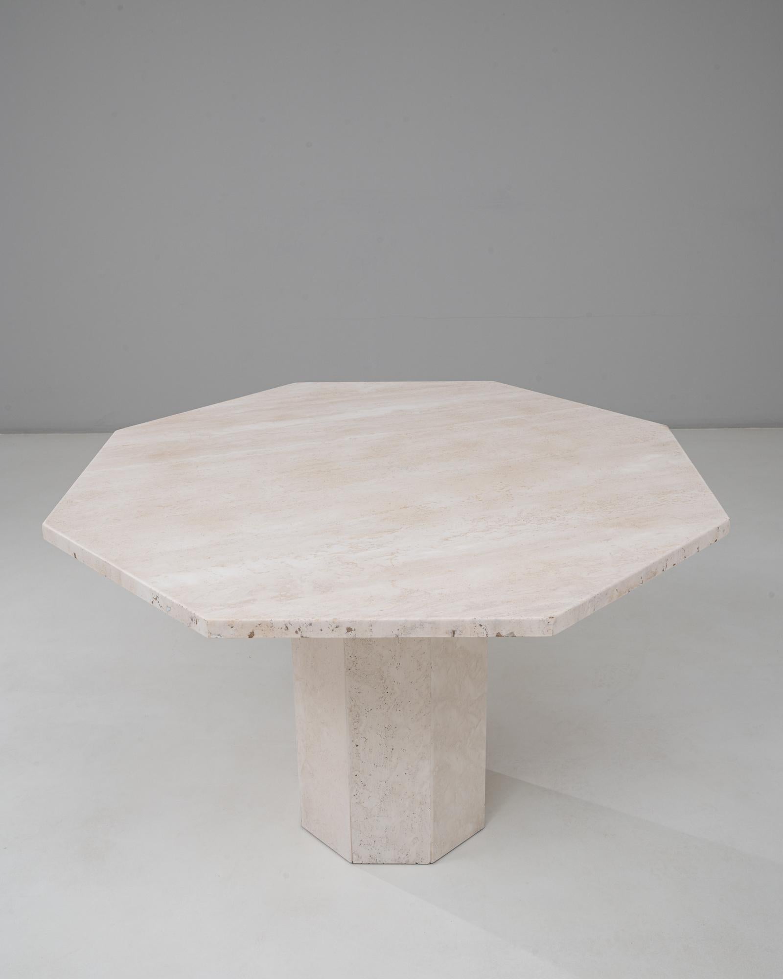 Table de salle à manger italienne en marbre du 20e siècle en vente 7