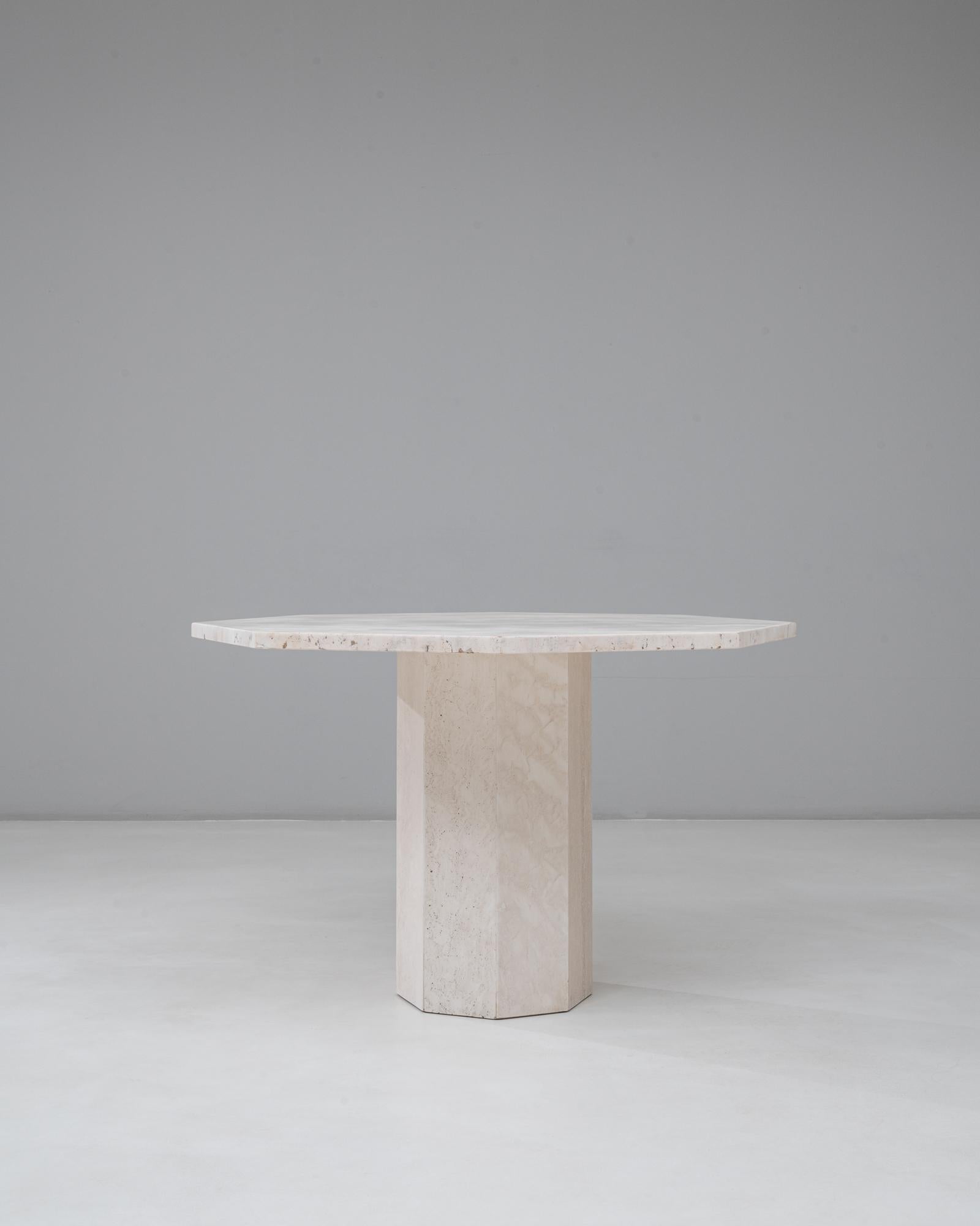 Marbre Table de salle à manger italienne en marbre du 20e siècle en vente