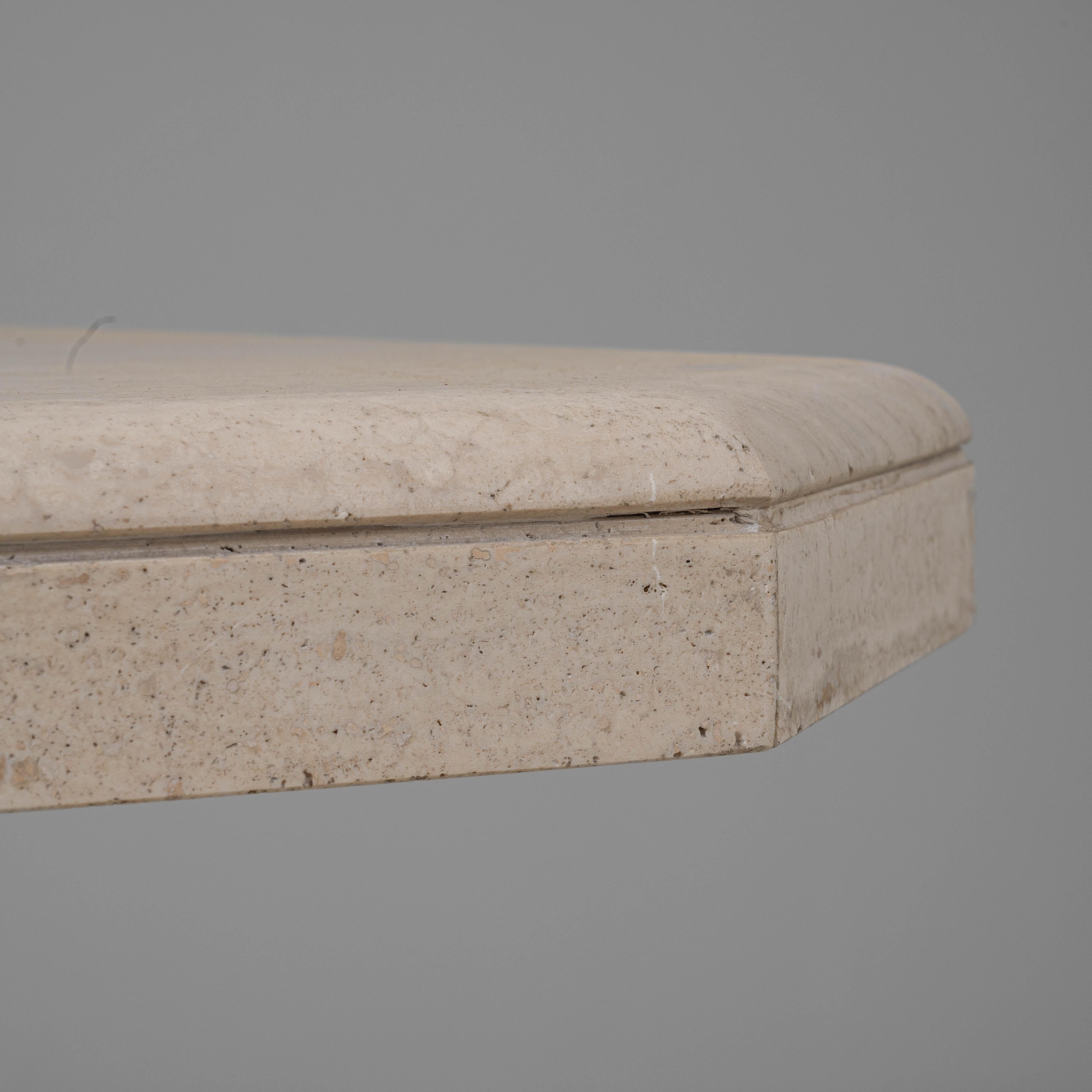 Table de salle à manger italienne en marbre du 20e siècle en vente 3