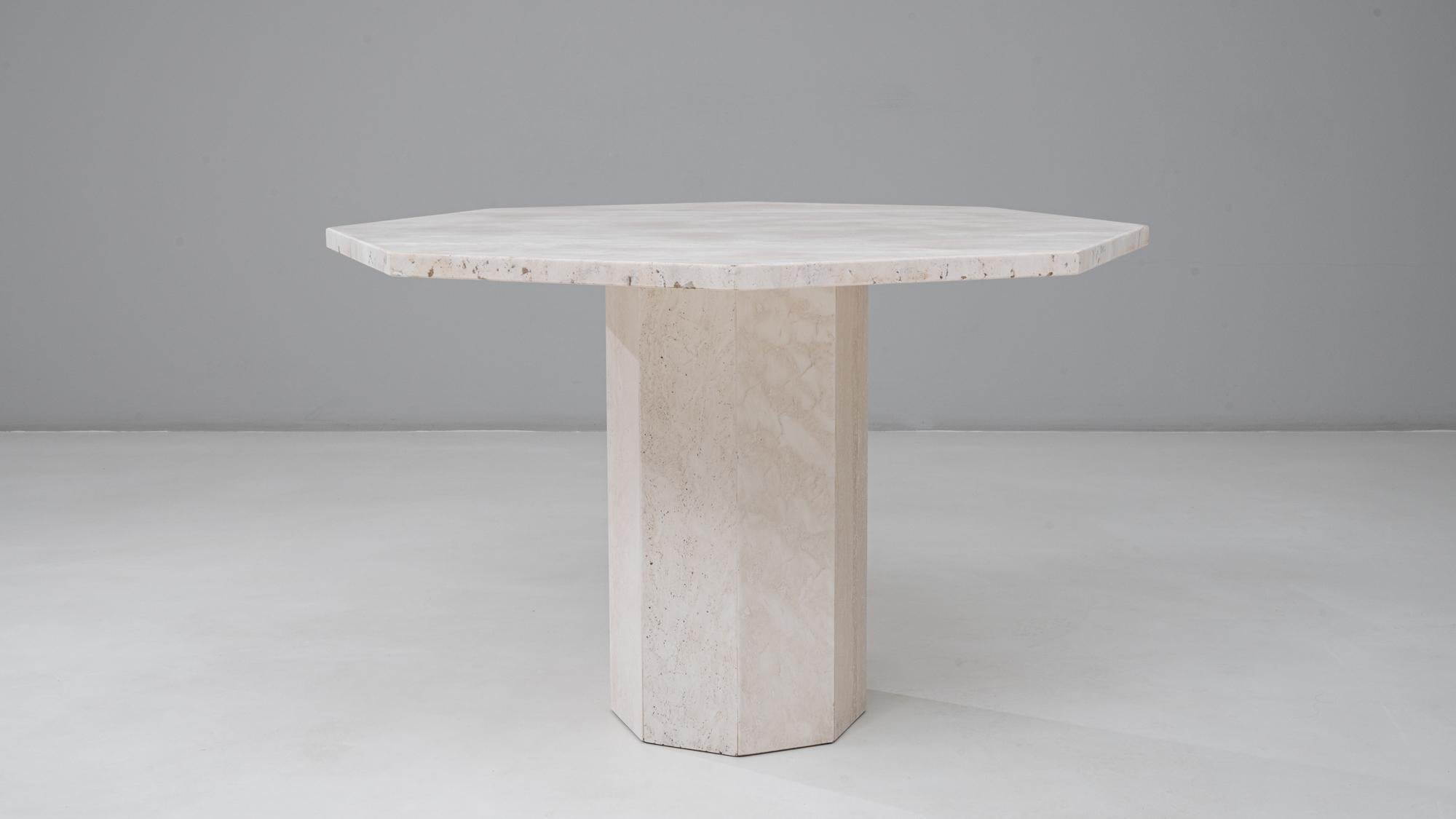 Table de salle à manger italienne en marbre du 20e siècle en vente 3