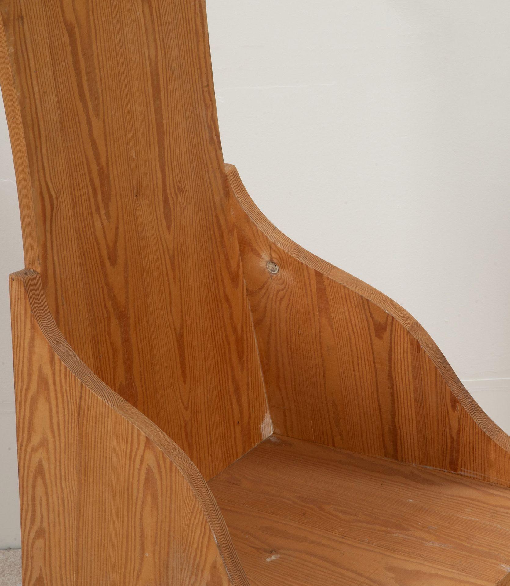 20ième siècle Chaise italienne Mario Ceroli Fratina du 20e siècle en vente