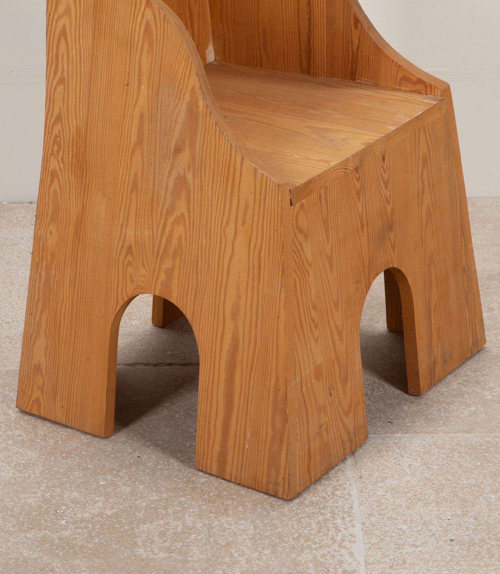 Pin Chaise italienne Mario Ceroli Fratina du 20e siècle en vente
