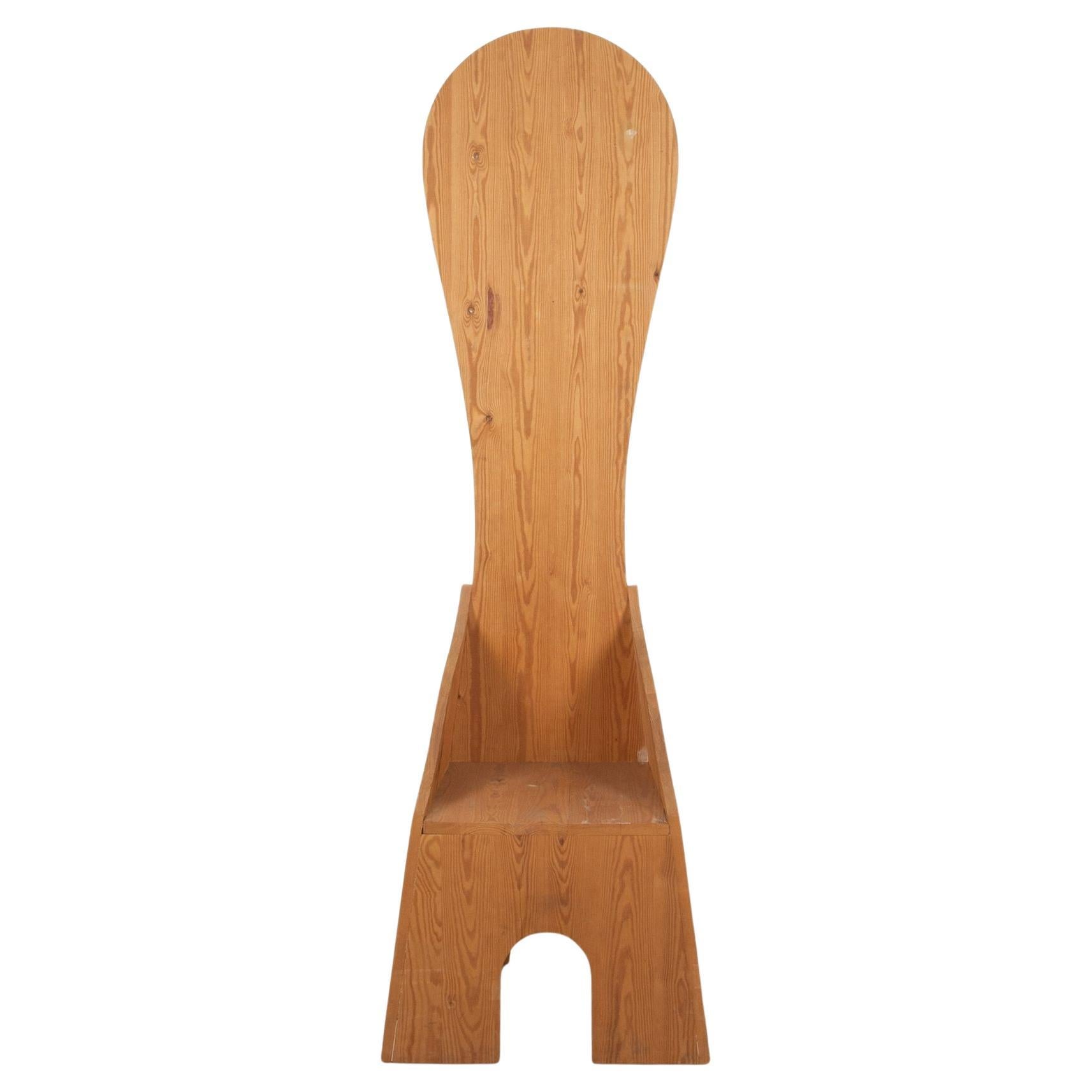 Chaise italienne Mario Ceroli Fratina du 20e siècle en vente