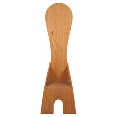 20th Century Italian Mario Ceroli Fratina Chair