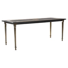 Table basse italienne du 20e siècle en métal peint