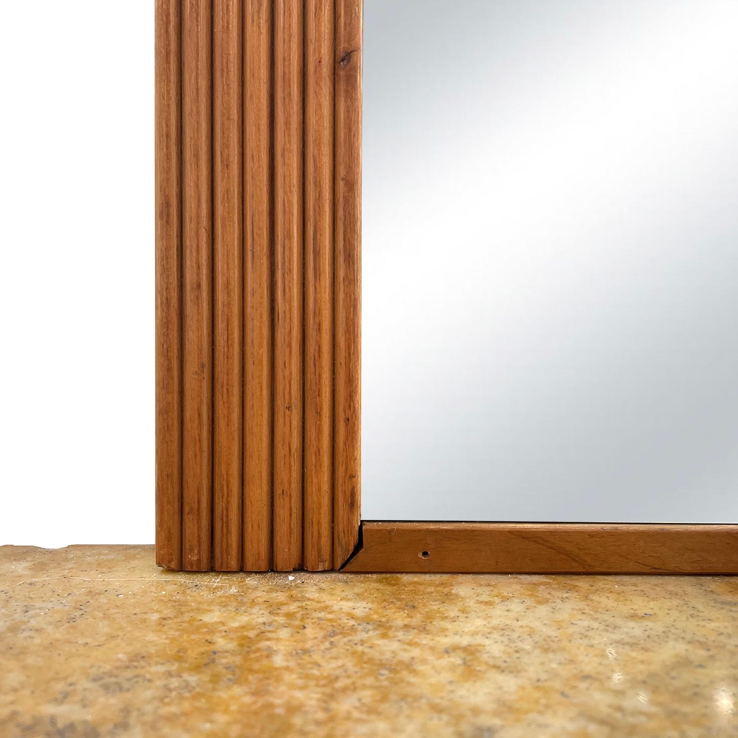 Italienischer Mid-Century-Modern-Konsolentisch und Glas-Wandspiegel aus Marmor des 20. Jahrhunderts im Angebot 2