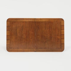 Mid-Century Modern Italian Dining Table, Handcrafted Walnut, 1950-1970