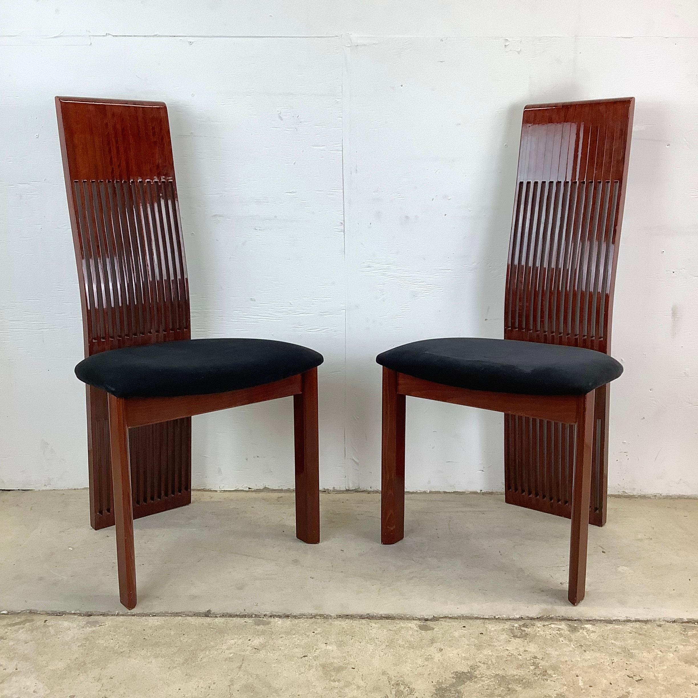 20th Century Italian Modern Dining Chairs- set of 8 In Good Condition In Trenton, NJ