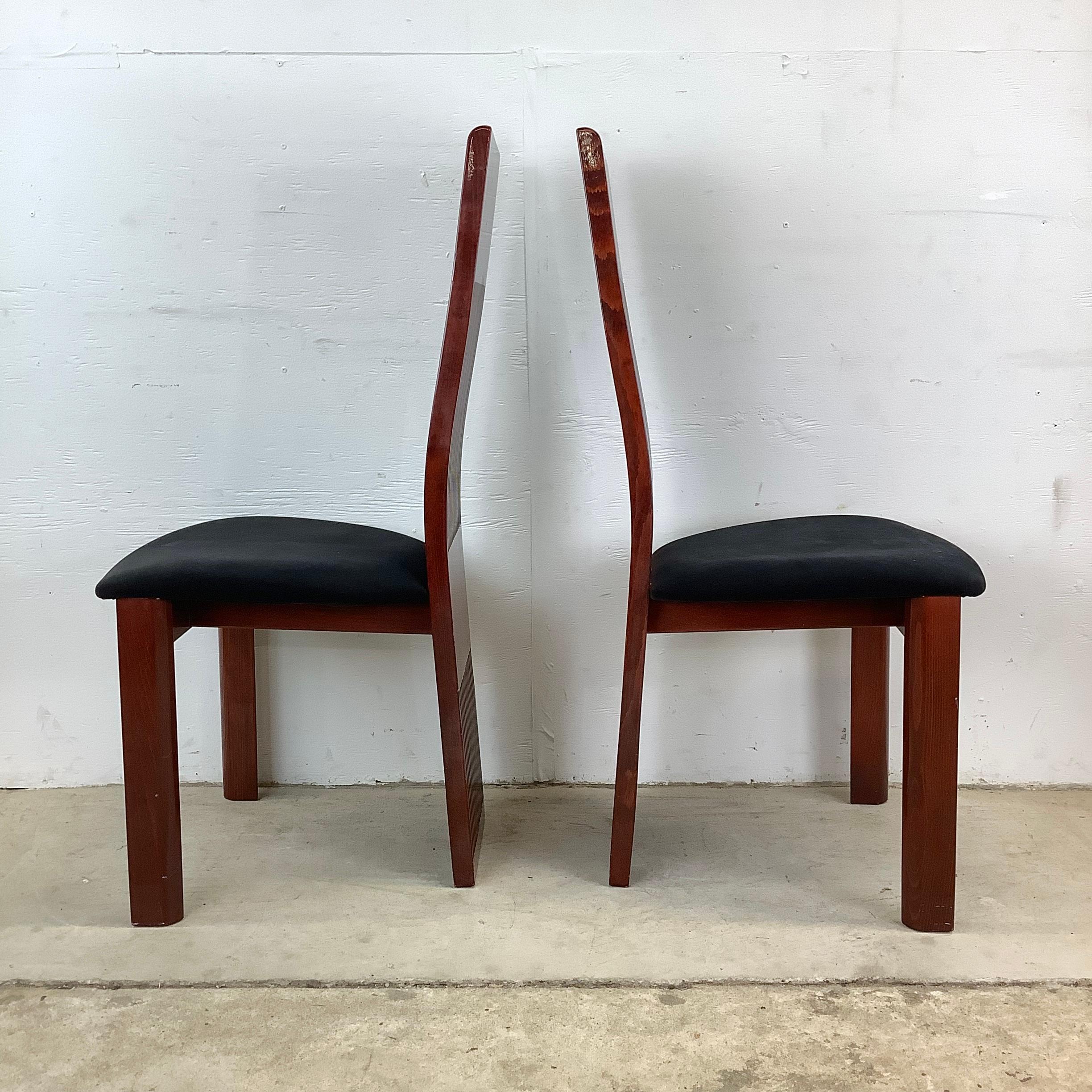 20th Century Italian Modern Dining Chairs- set of 8 2