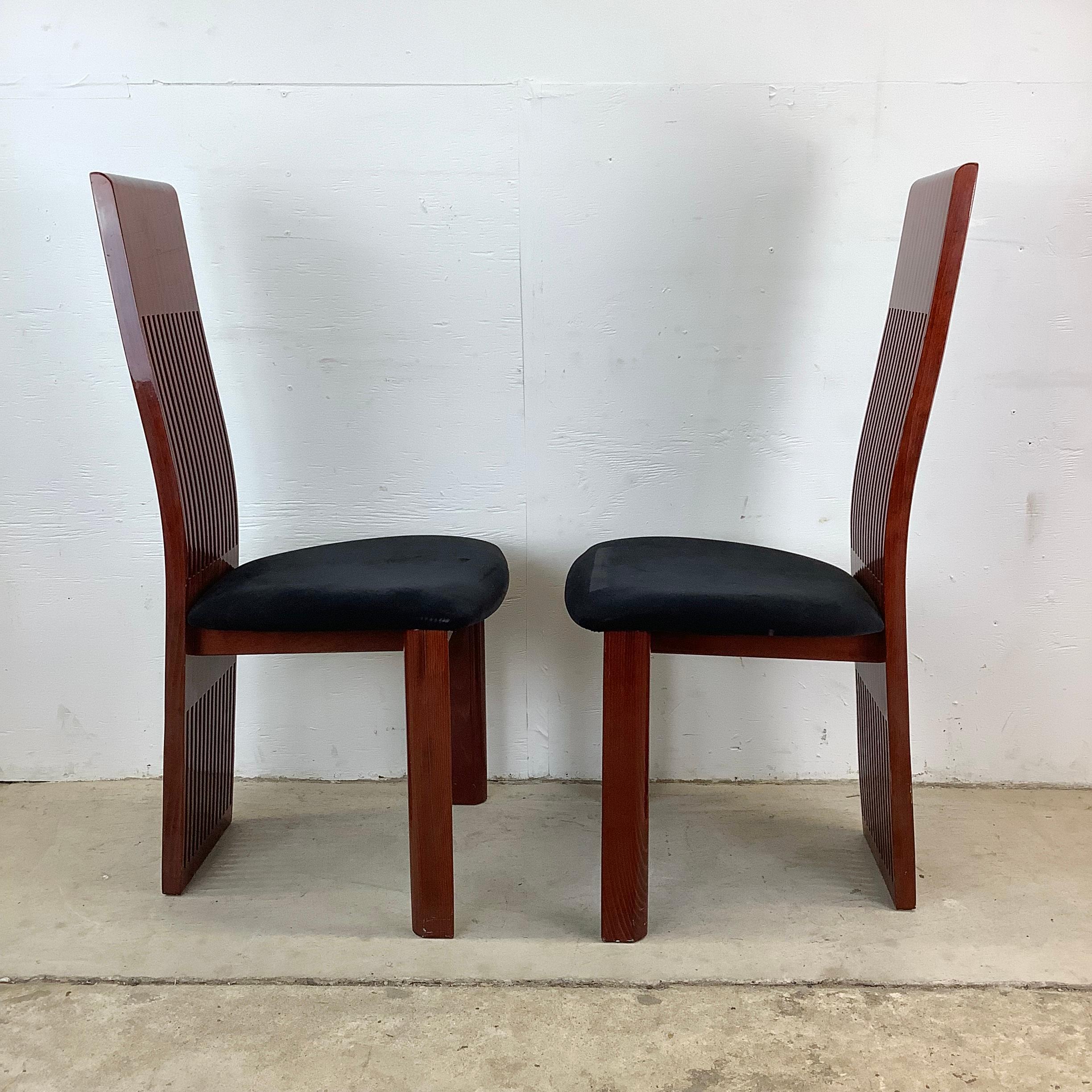 20th Century Italian Modern Dining Chairs- set of 8 3
