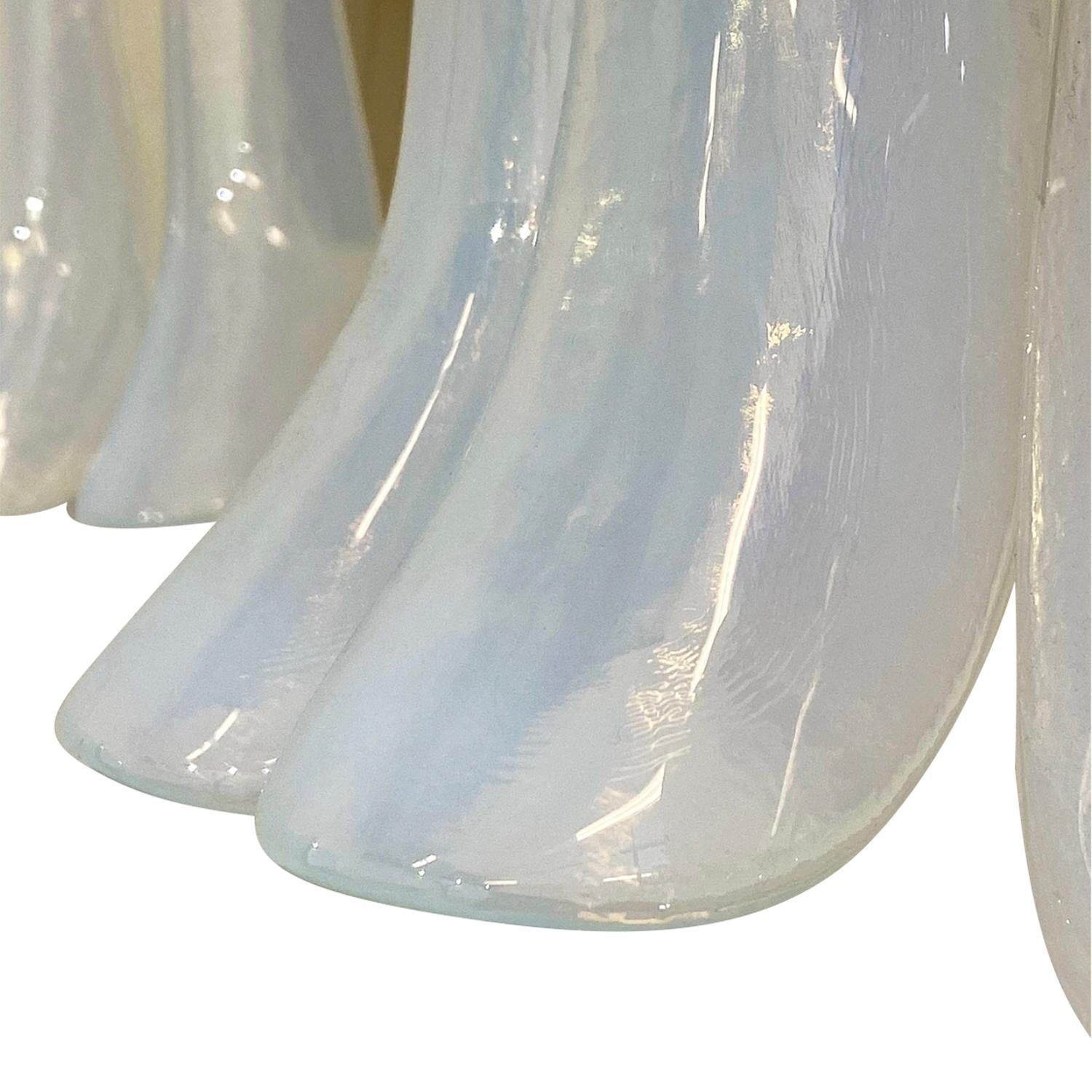 20th Century Italian Modern Pair of Murano Glass Wall Sconces by La Murrina For Sale 1