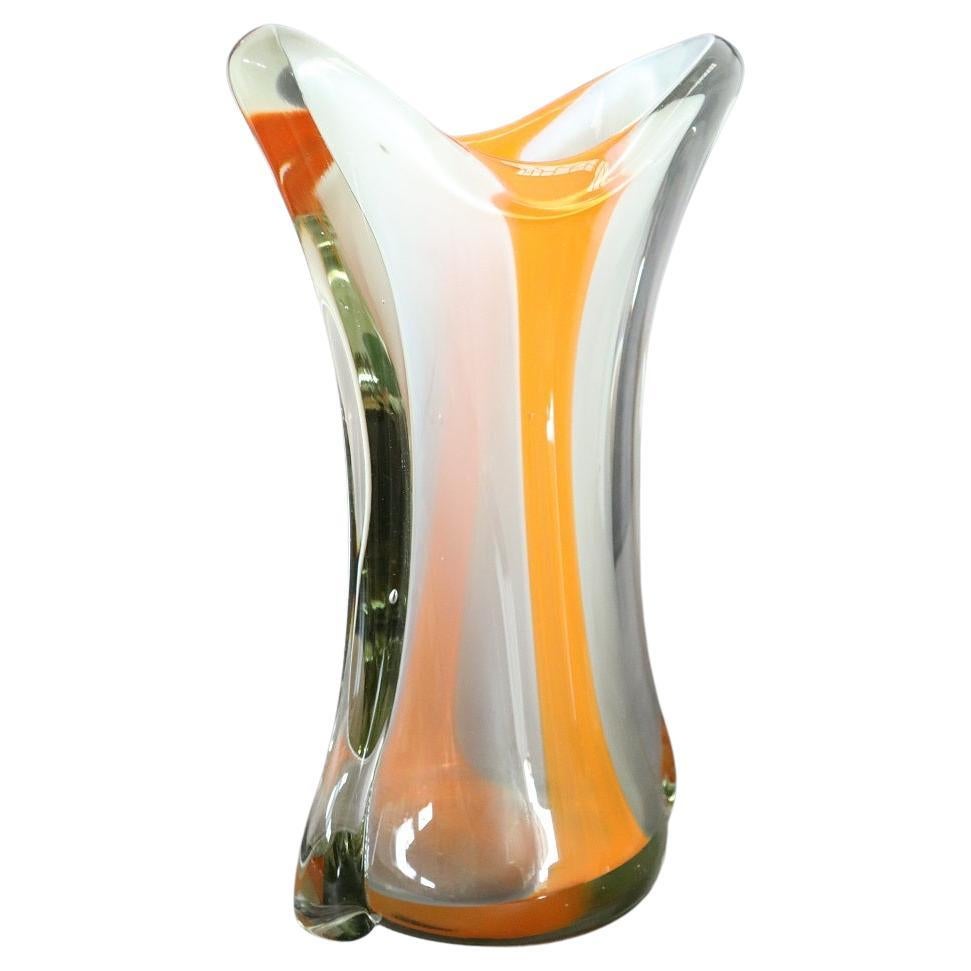 Vaso grande in vetro artistico di Murano del XX secolo, anni '60
