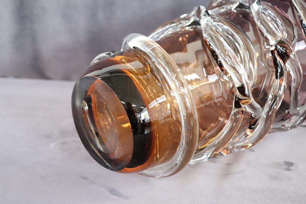 Vaso grande in vetro artistico di Murano del XX secolo in vendita 3