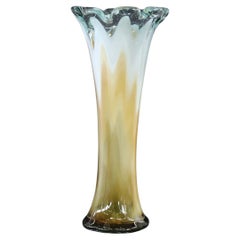 Vintage 20th Century Italian Murano Artistic Glass Tall Vase, 1960s