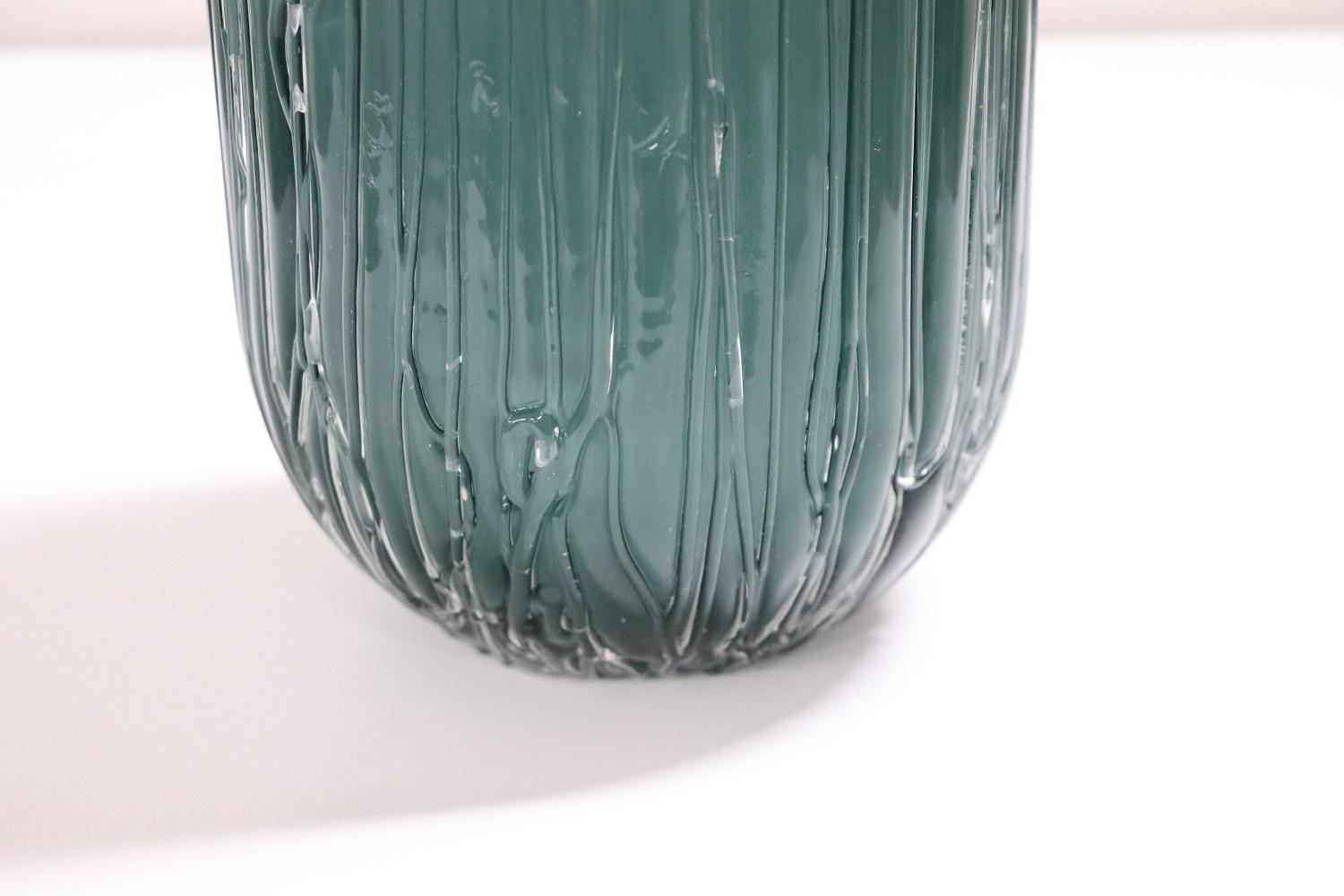 20th Century Italian Murano Artistic Glass Vase, 1970s In Good Condition For Sale In Casale Monferrato, IT