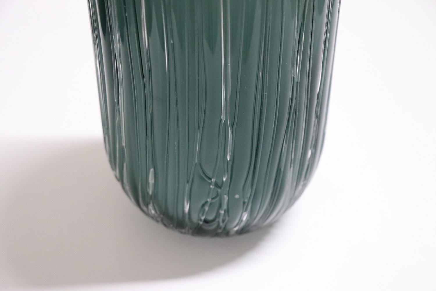 20th Century Italian Murano Artistic Glass Vase, 1970s For Sale 2