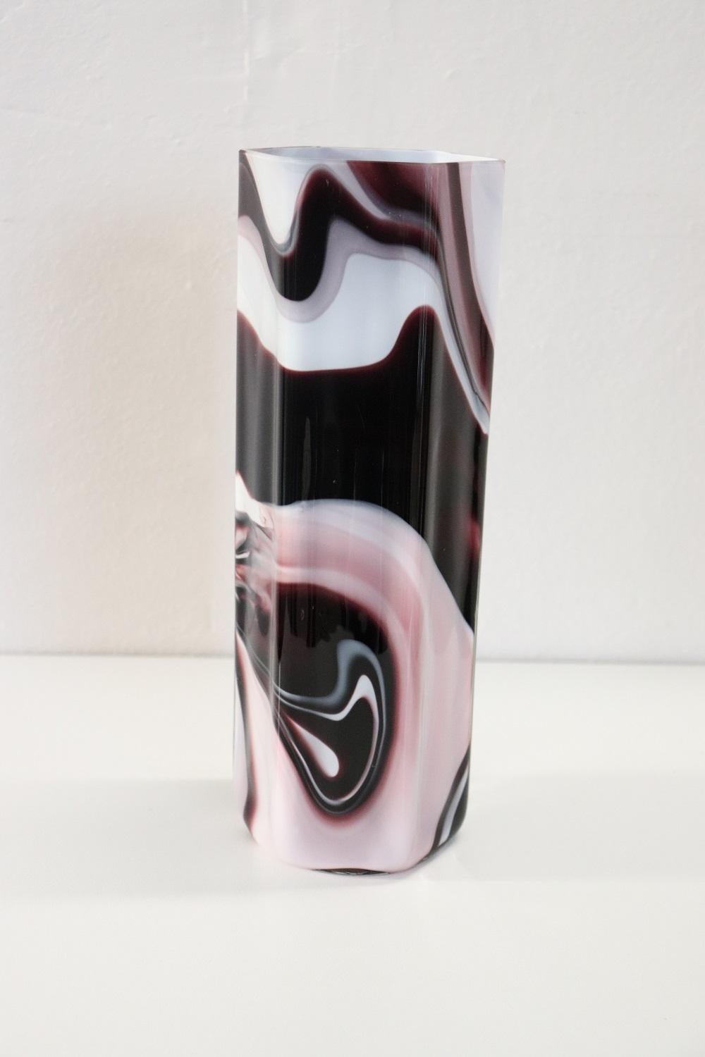 20th Century Italian Murano Artistic Glass Vase by Carlo Moretti, 1970s 1