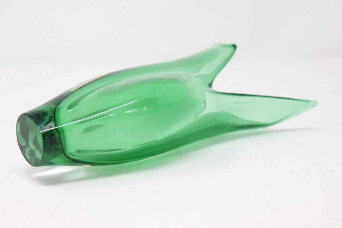 20th Century Italian Murano Artistic Glass Vase by Flavio Poli for Seguso, 1960s For Sale 5