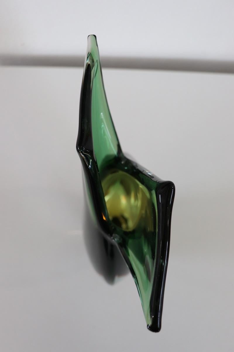 20th Century Italian Murano Artistic Glass Vase by Flavio Poli for Seguso, 1960s For Sale 3