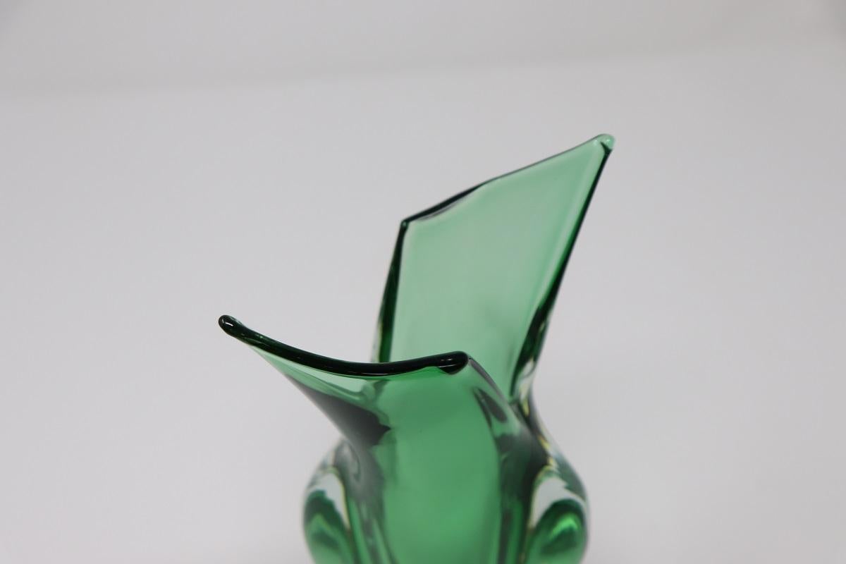20th Century Italian Murano Artistic Glass Vase by Flavio Poli for Seguso, 1960s For Sale 3