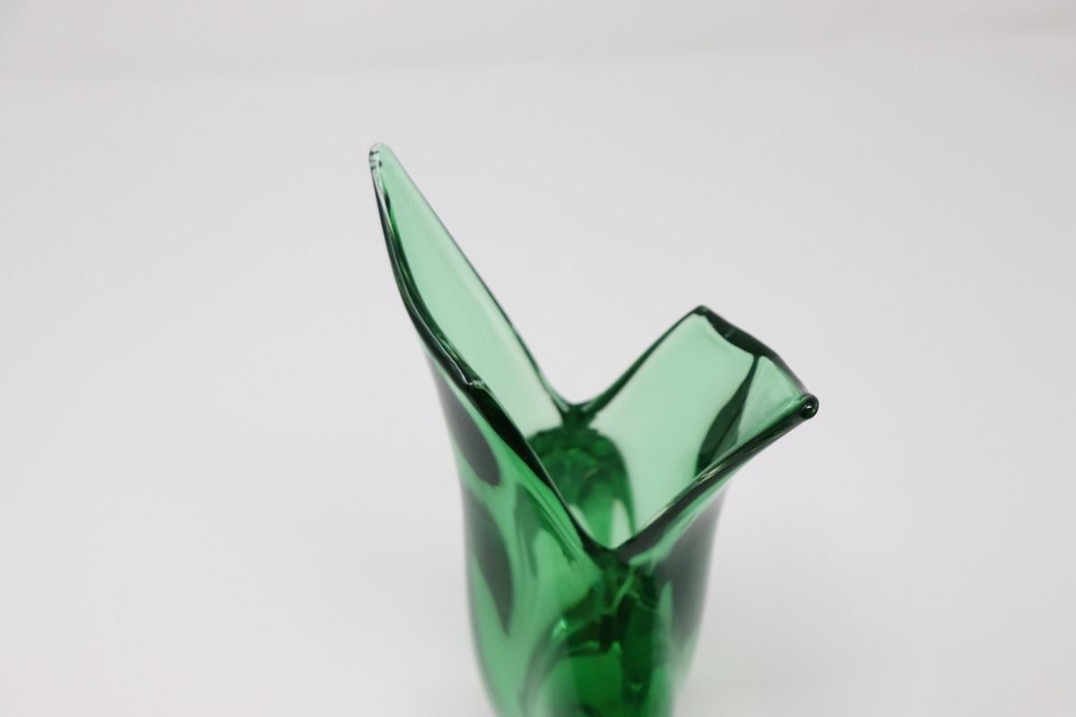 20th Century Italian Murano Artistic Glass Vase by Flavio Poli for Seguso, 1960s For Sale 4