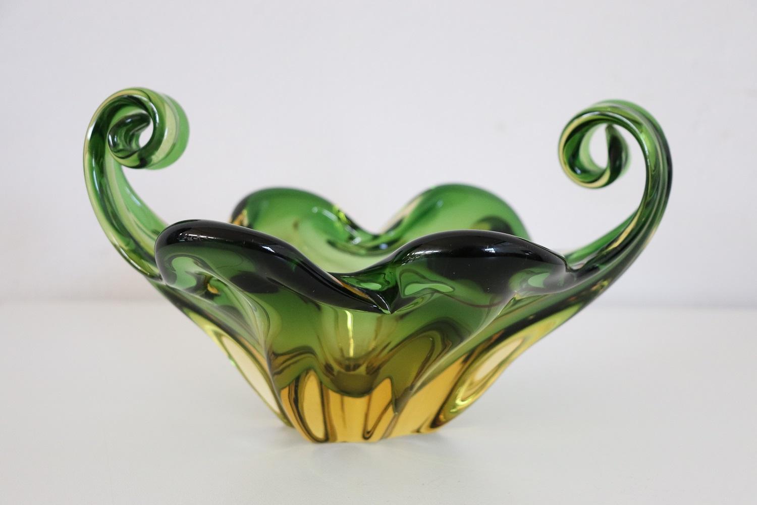 Mid-20th Century 20th Century Italian Murano Artistic Glass Vase or Pocket Emptier, 1960s