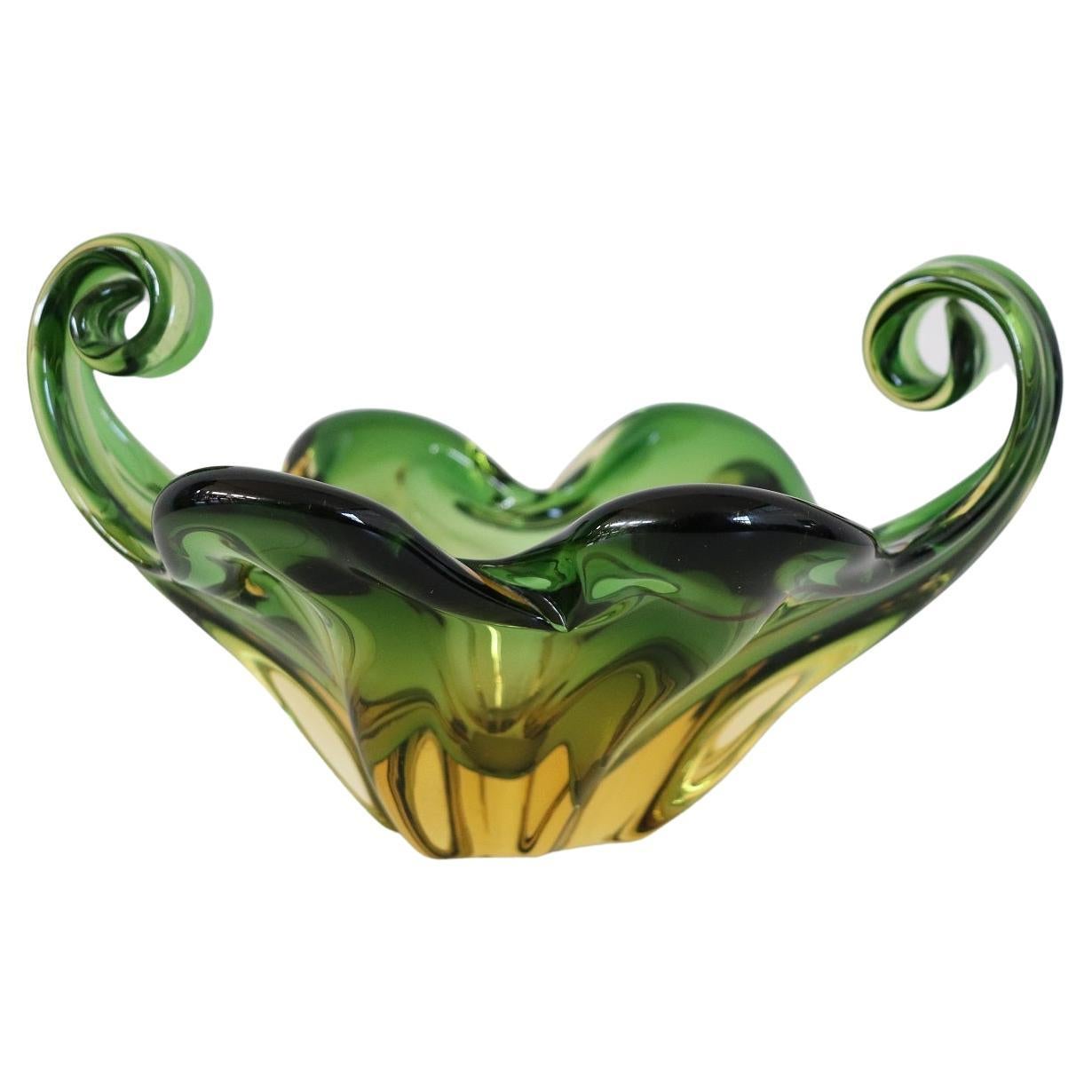 20th Century Italian Murano Artistic Glass Vase or Pocket Emptier, 1960s