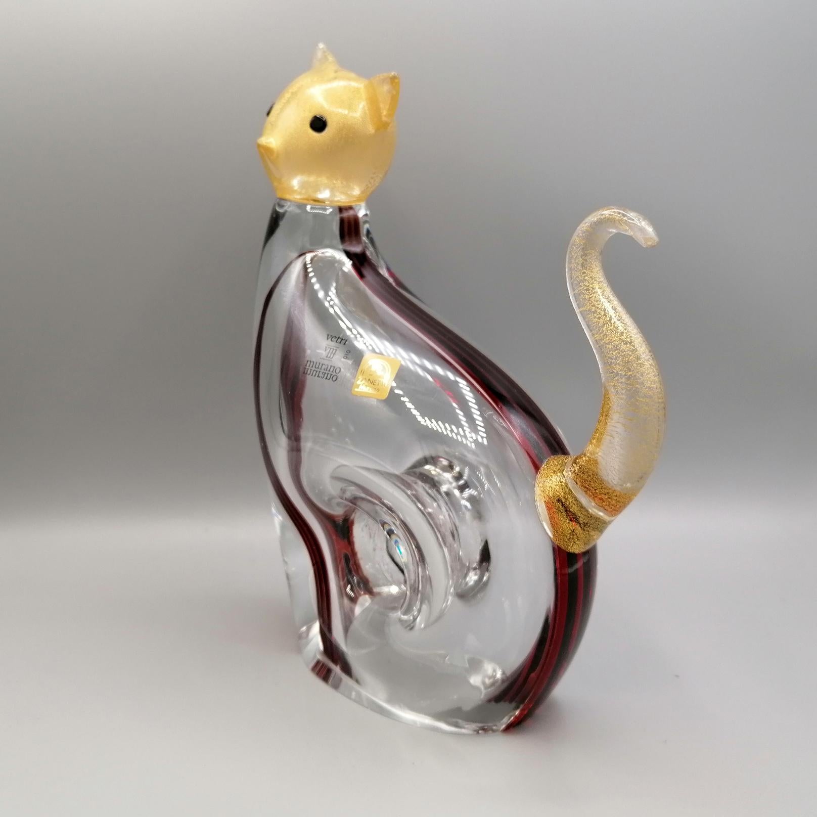 Other 20th Century Italian Murano Glass Cat