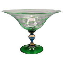 Centre de table italien en verre de Murano du 20e siècle