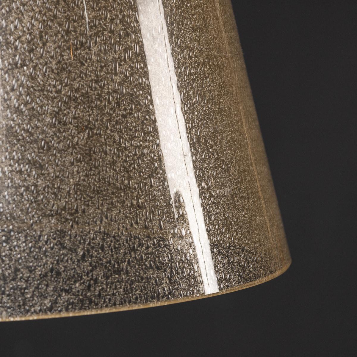 Lampada a sospensione a forma di cono in vetro di Murano del XX secolo, 1970 ca. in vendita 1