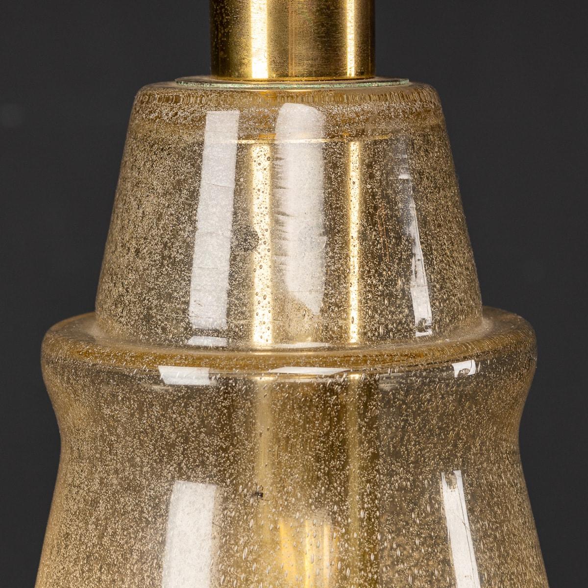 20th Century Italian Murano Glass Cone Shaped Pendant Light, c.1970 For Sale 4