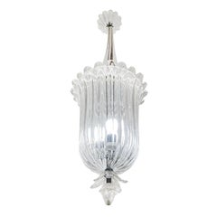 Ciondolo in vetro di Murano del XX secolo, lampadario di Seguso Vetri d'Arte